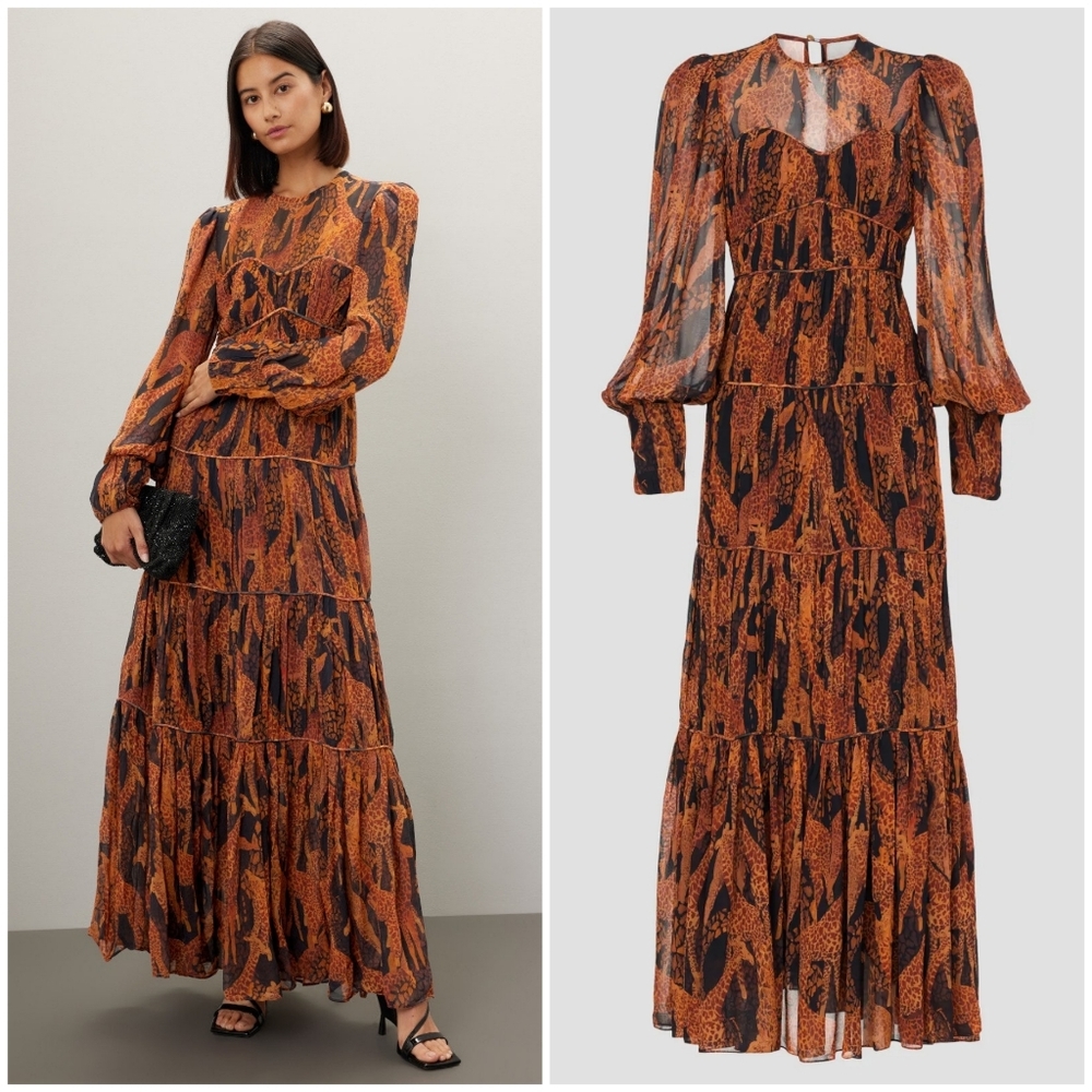 Farm Rio Giraffe Maxi Dress
